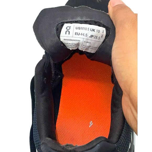On Cloudmonster Black Running Shoes Men’s Size 10.5  Swiss Engineering